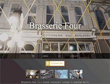 Tablet Screenshot of brasseriefour.com